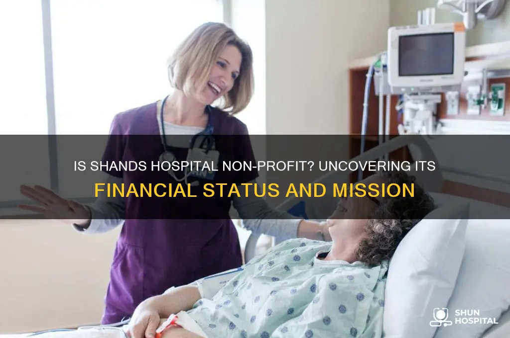 is shands hospital non profit