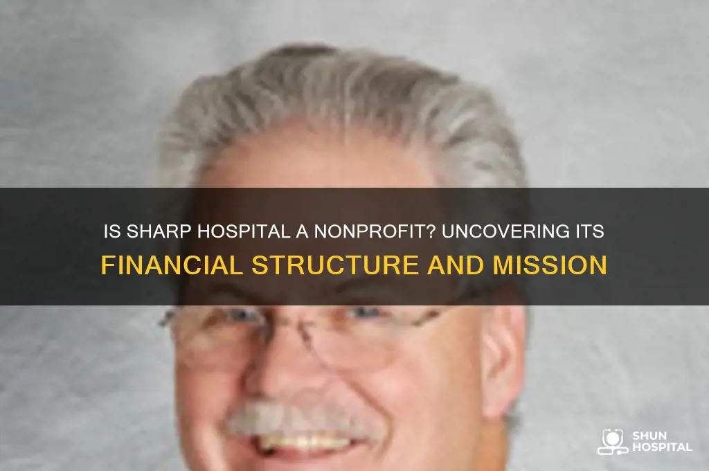 is sharp hospital a nonprofit