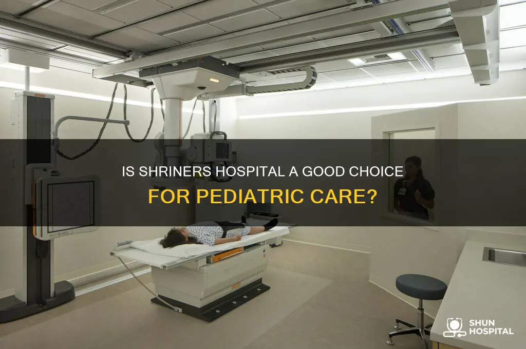 is shriner hospital good