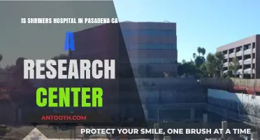 Is Shriners Hospital Pasadena CA a Research Center?