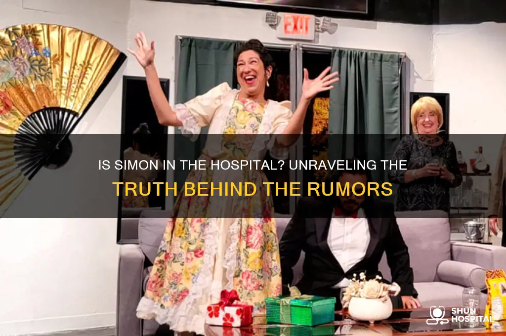 is simon in the hospital
