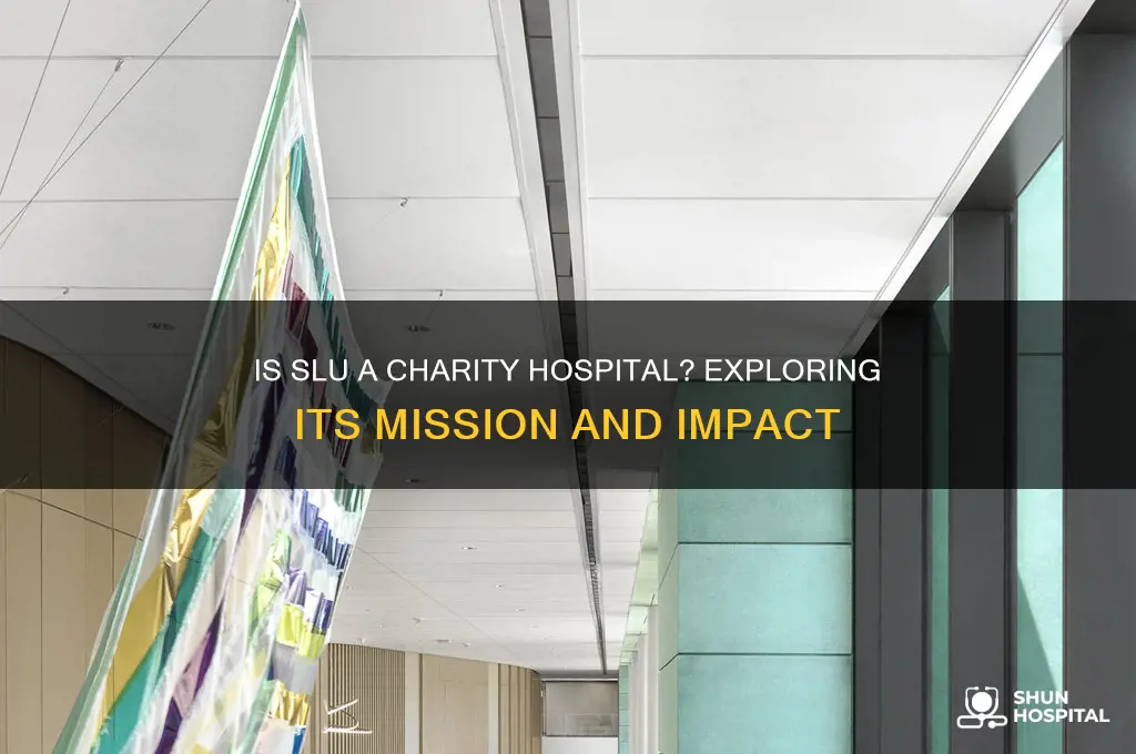 is slu a charity hospital