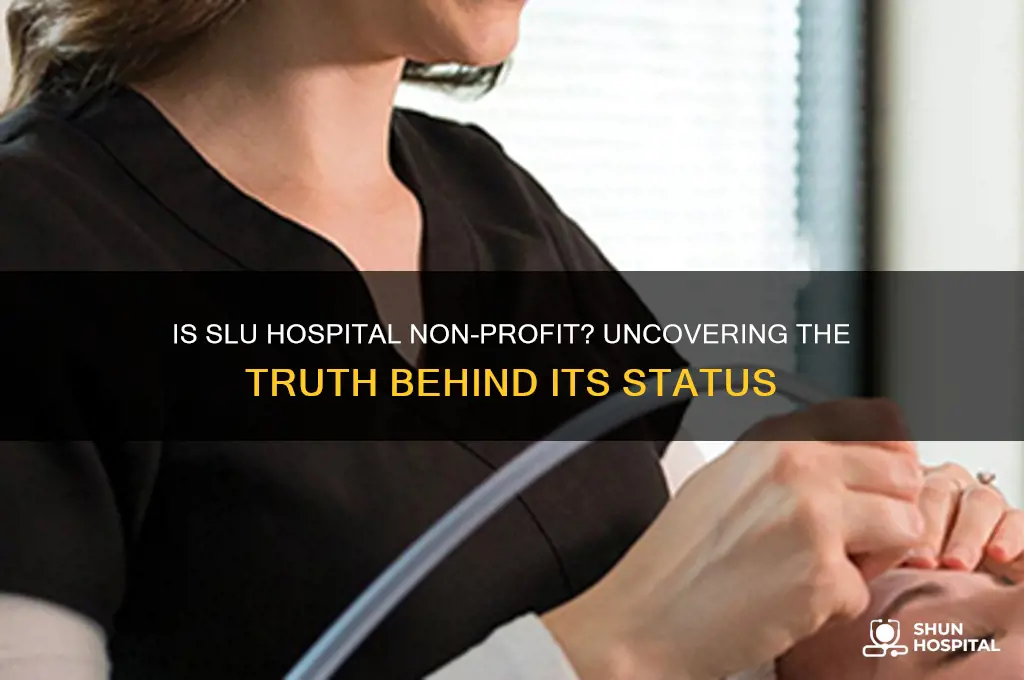 is slu hospital non profit
