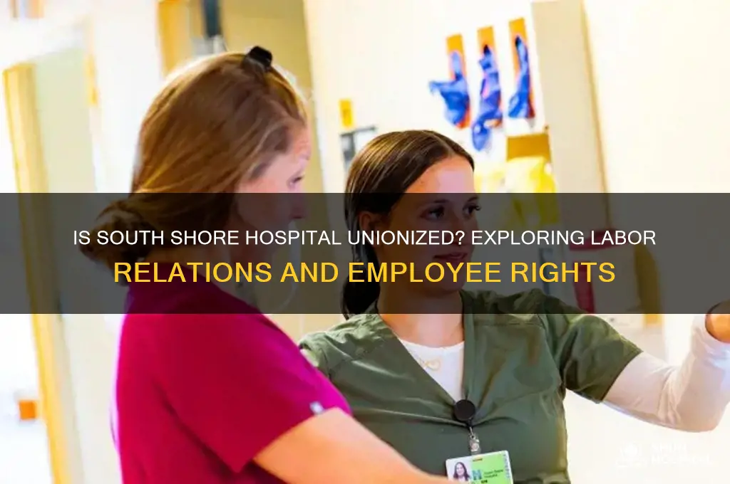 is south shore hospital union