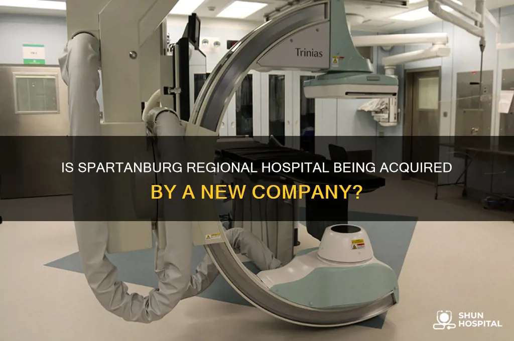 is spartanburg regional hospital being bought by some co