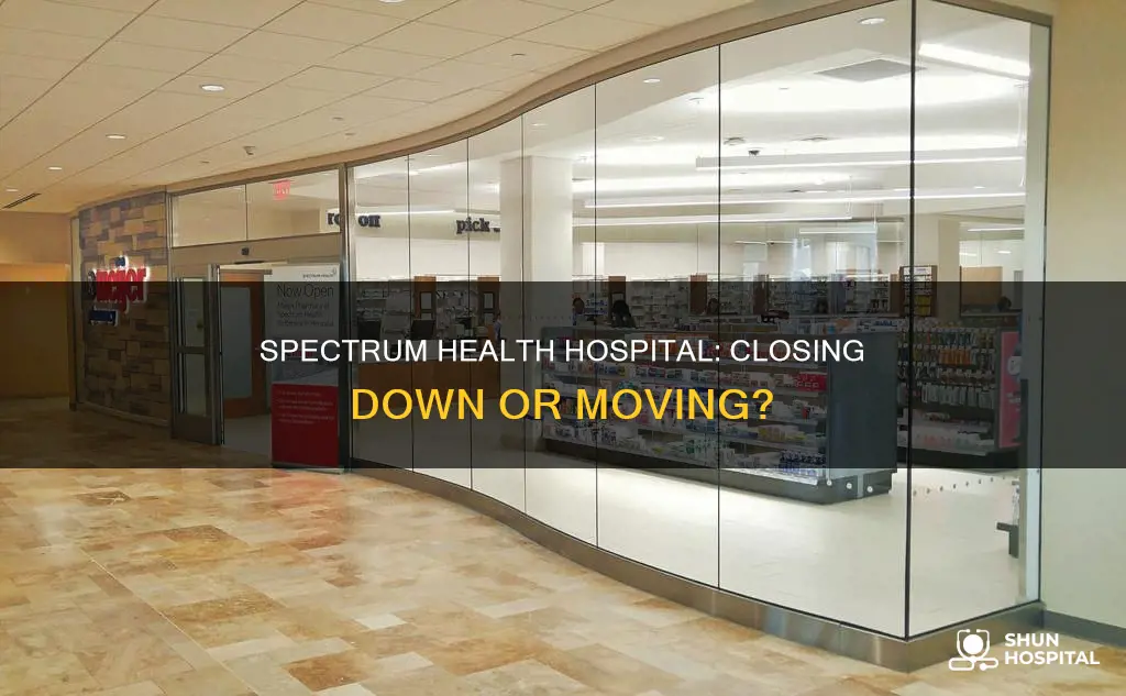 is spectrum health and hospital closeing down
