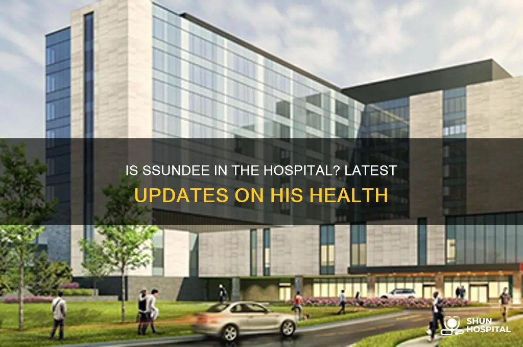 is ssundee in the hospital