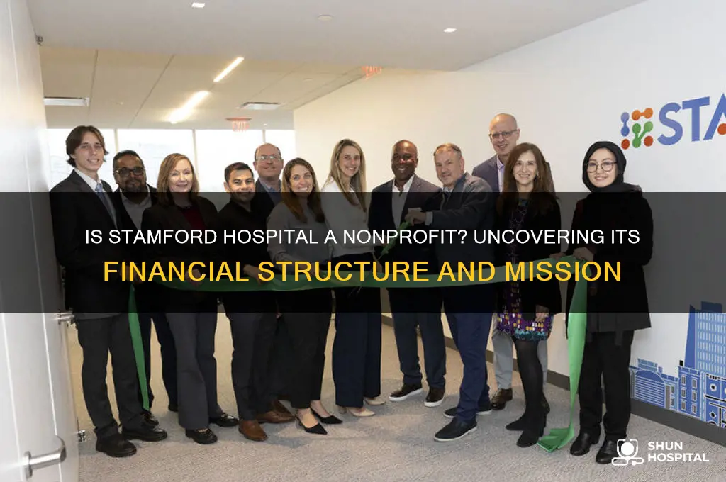 is stamford hospital a nonprofit
