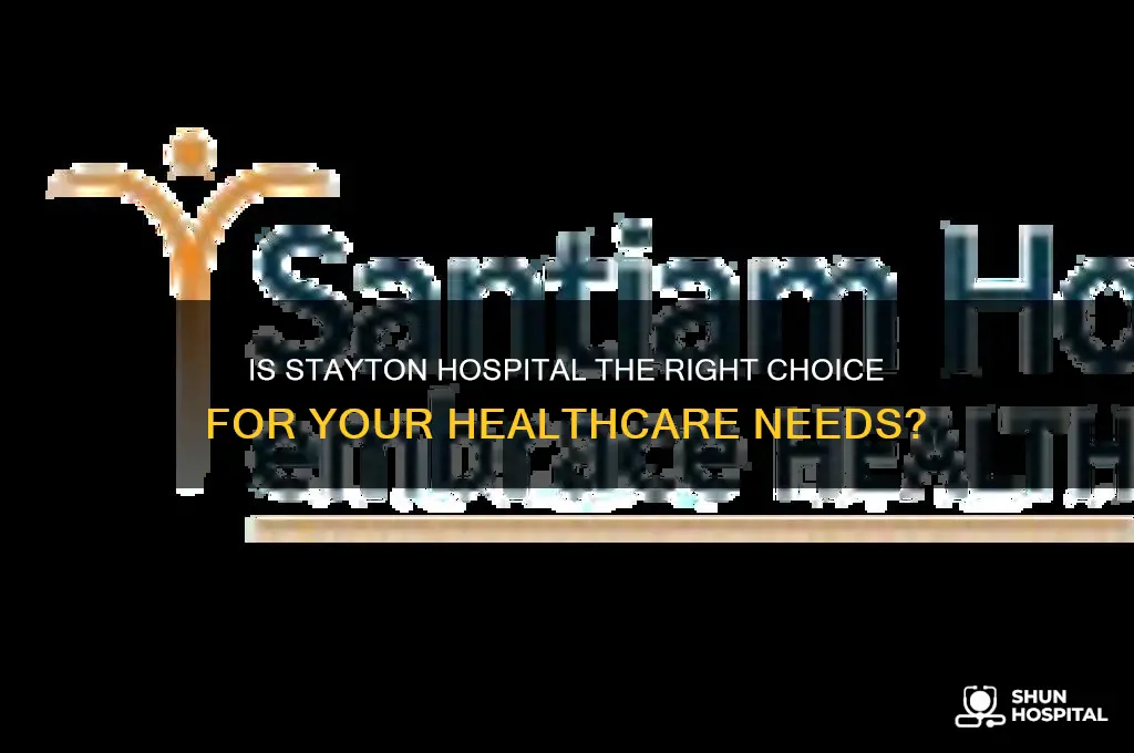 is stayton hospital