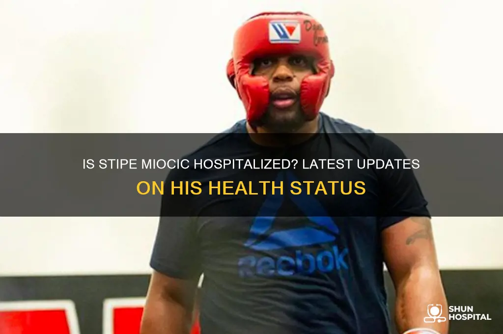 is stipe in the hospital