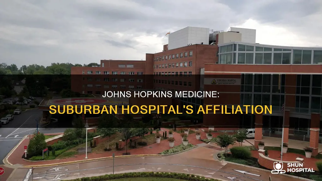 is suburban hospital part of johns hopkins