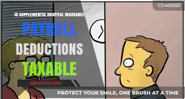 Supplemental Hospital Insurance: Are Payroll Deduction Taxes Applicable?