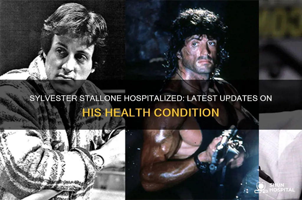 is sylvester stallone in hospital