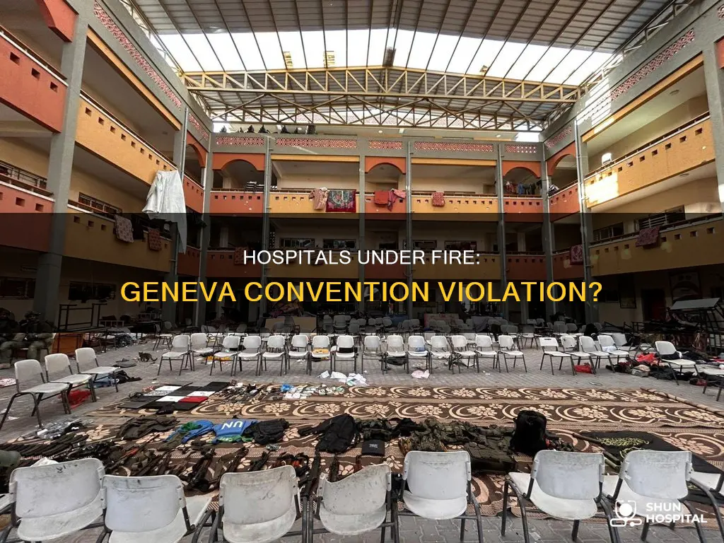 is targeting hospitals against the geneva convention