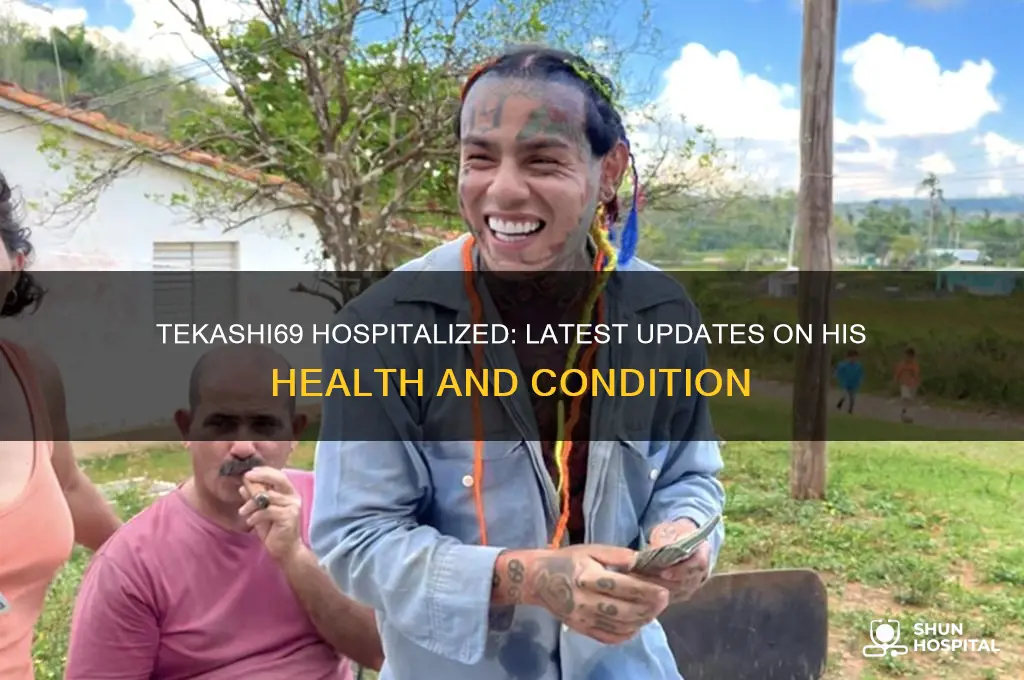 is tekashi69 in the hospital