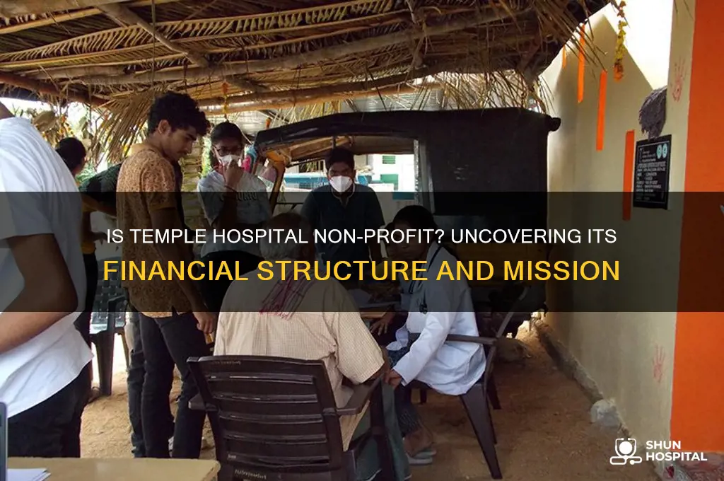 is temple hospital non profit