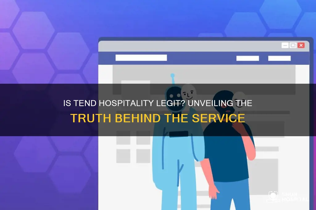 is tend hospitality legit