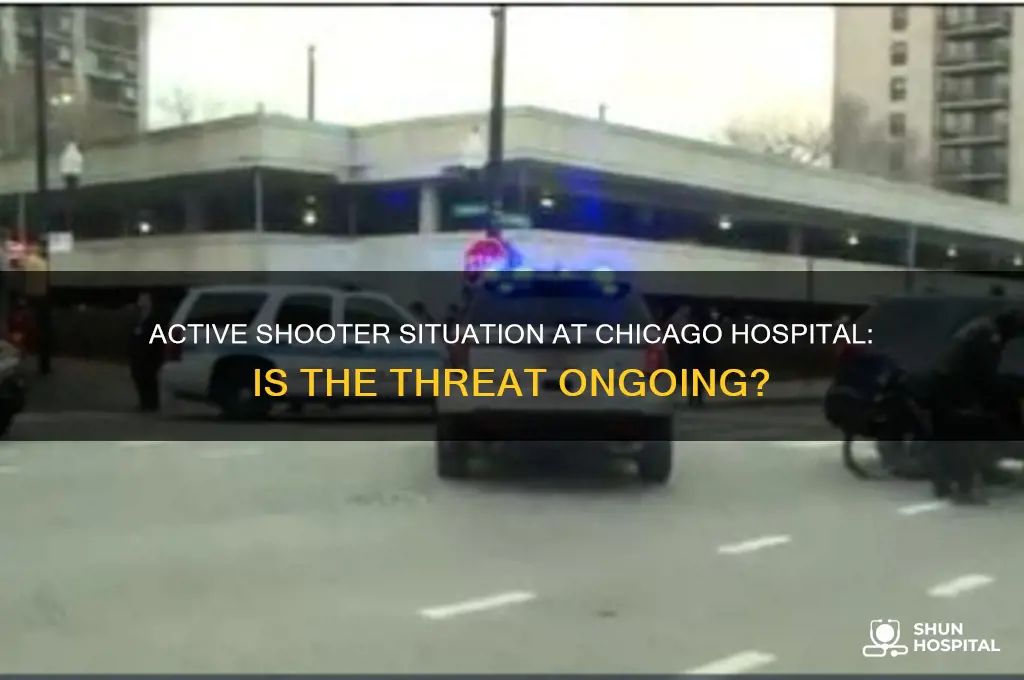 is the active shooter still at the hospital in chicago