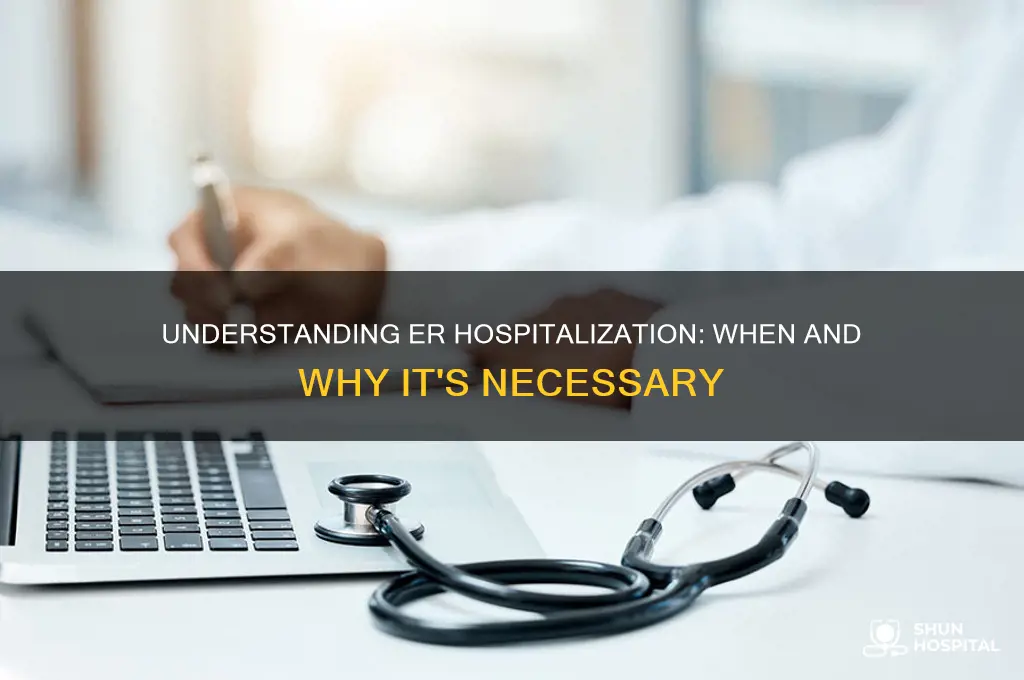 is the er hospitalization