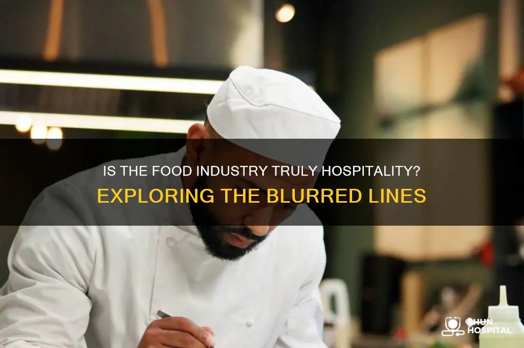 is the food industry hospitality
