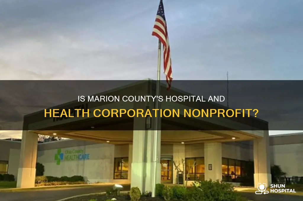 is the hospital and health corporation of marion county nonp