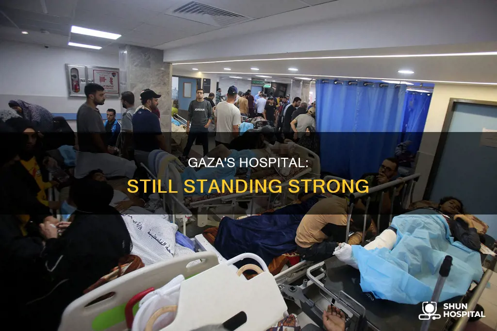 is the hospital in gaza still standing