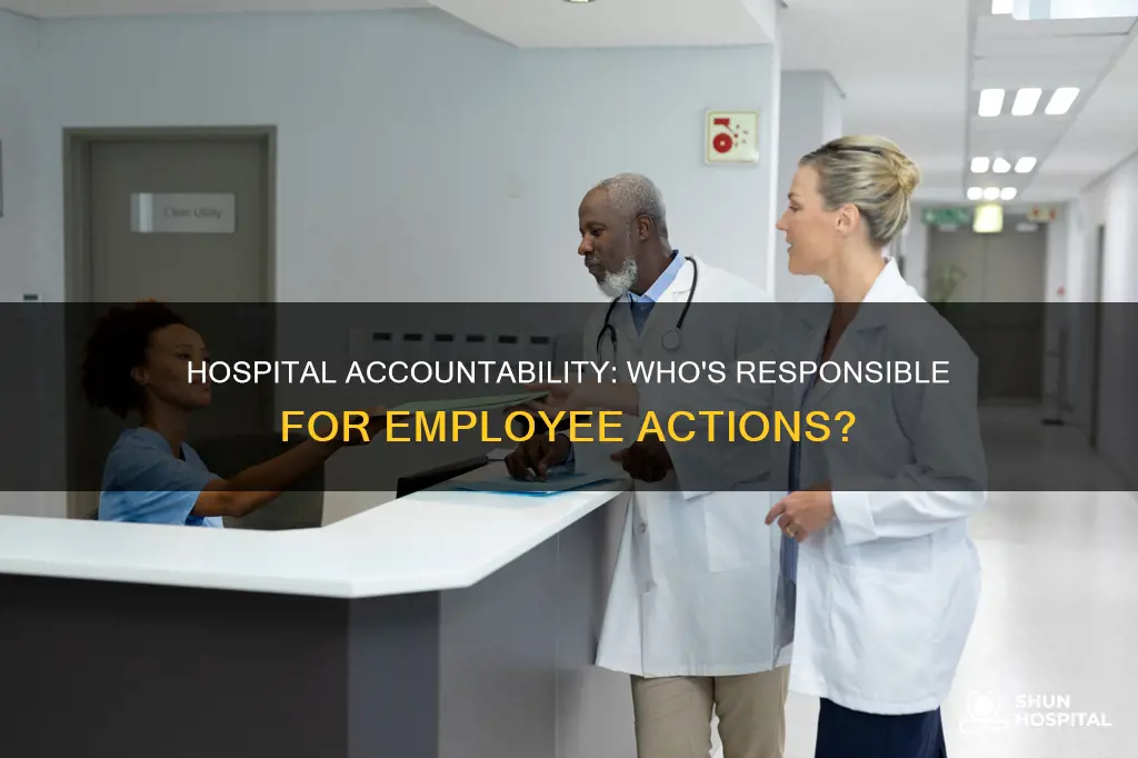 is the hospital responsible for their employees
