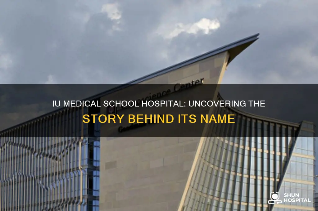 is the iu medical school hospital named after anybody
