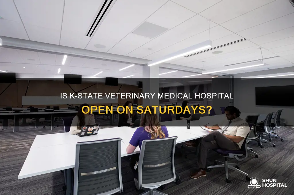 is the k state veterinary medical hospital open on saturday