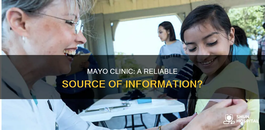 is the mayo clinic a reliable source