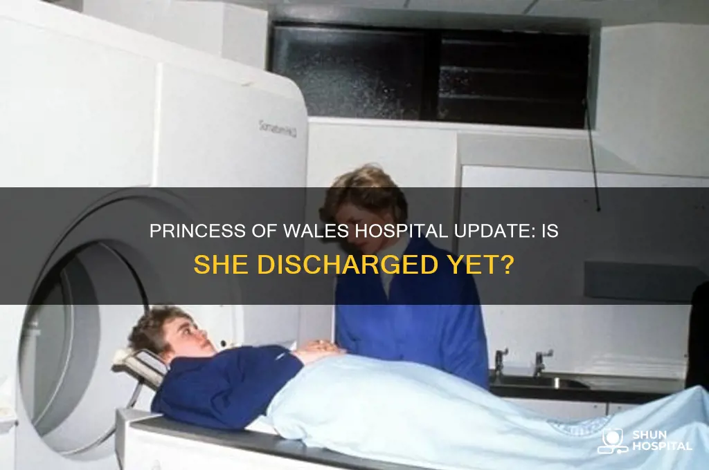 is the princess of wales out of the hospital