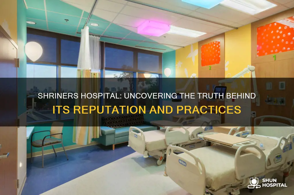 is the shriener hospital on the up and up