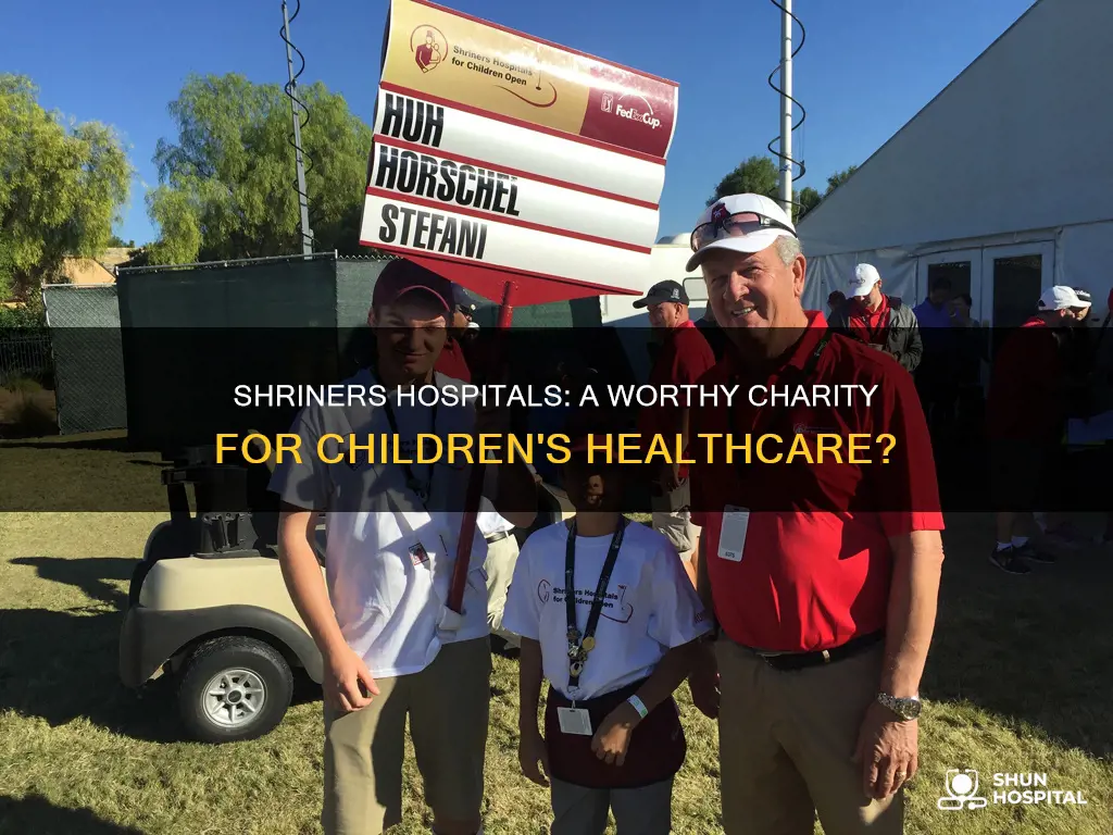 is the shriners hospital a good charity