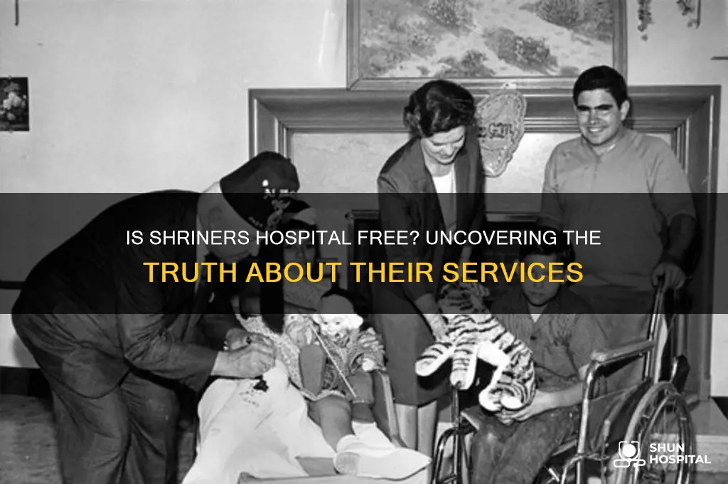 is the shriners hospital free
