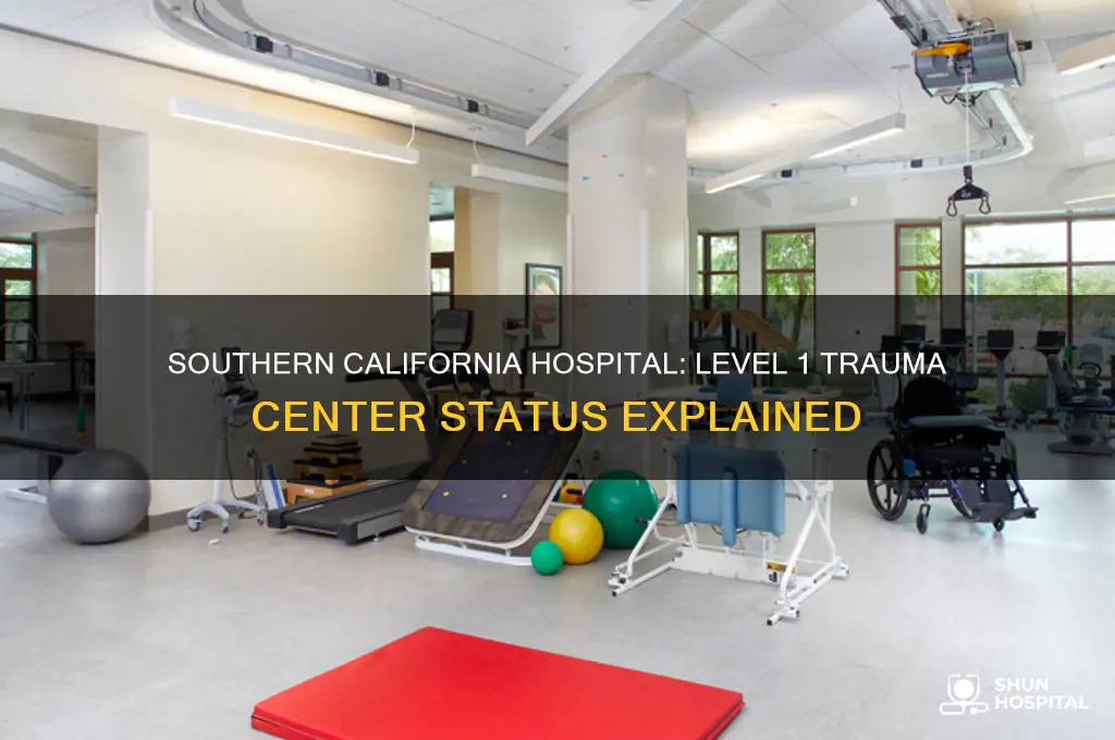 is the southern california hospital a level 1 trauma center