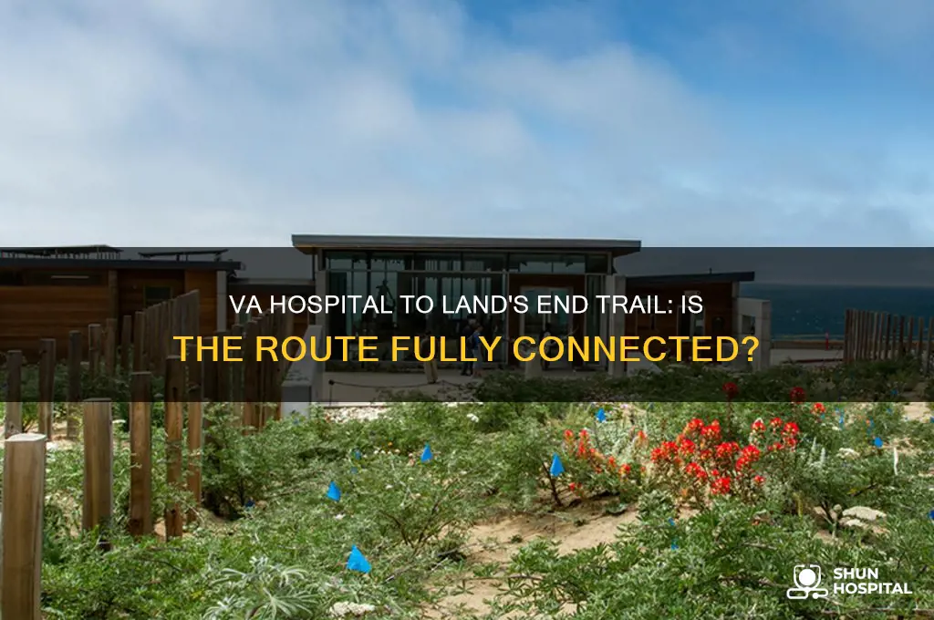 is the trail complete between va hospital and lands end