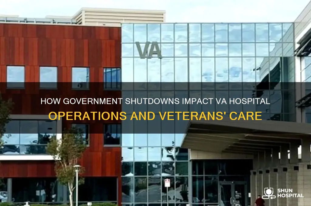 is the va hospital affected by the government shutdown