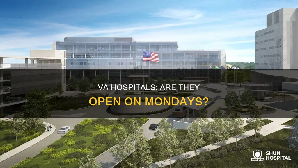 is the va hospital open on monday