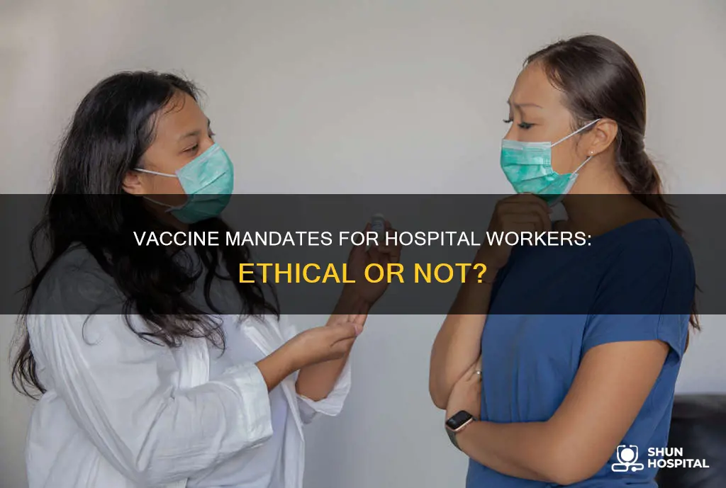 is the vaccine mandatory for hospital workers