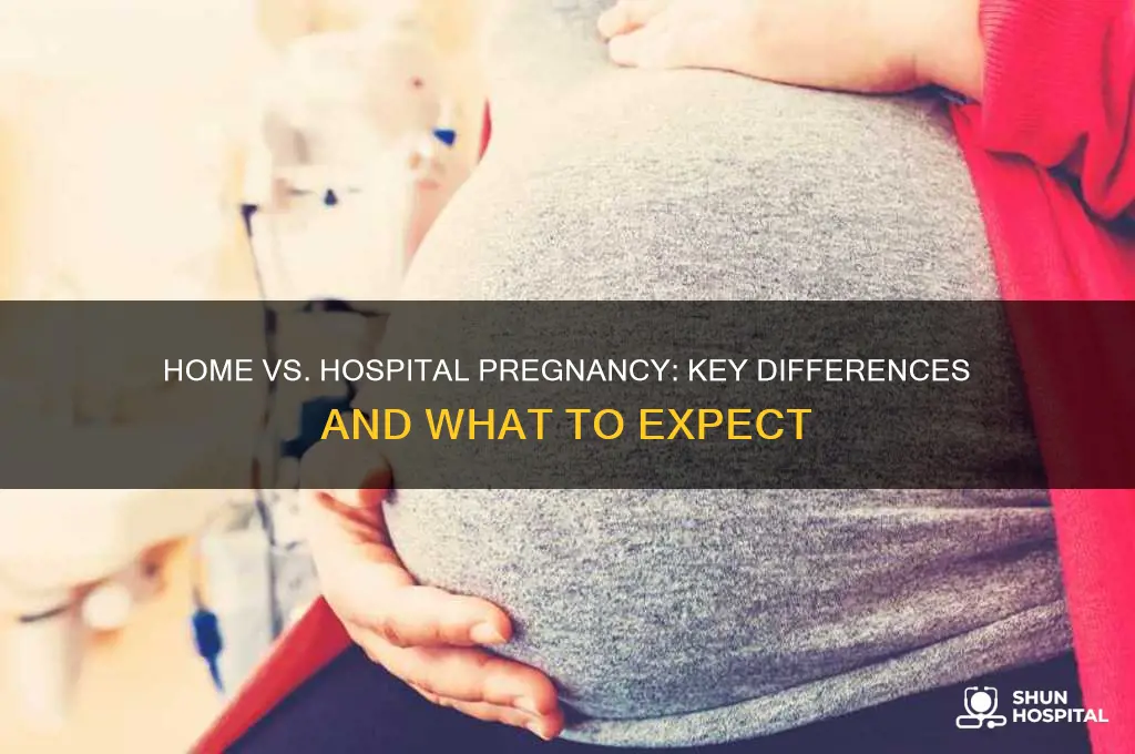 is there a difference between home pregnany and hospital pregnancy