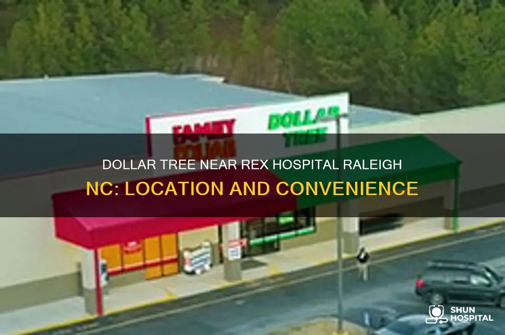 is there a dollar tree near rex hospital raleigh nc