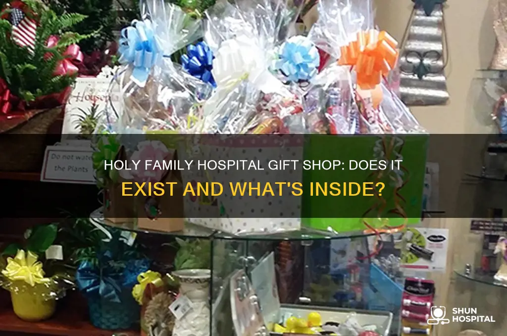 is there a gift shop in holy family hospital