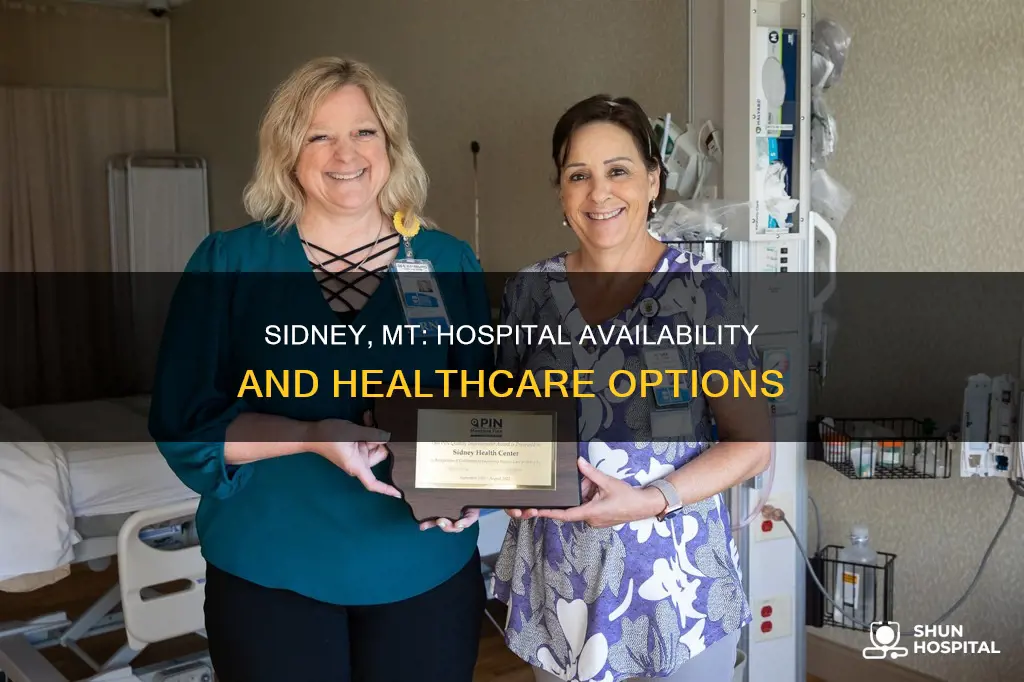 is there a hospital in sidney mt