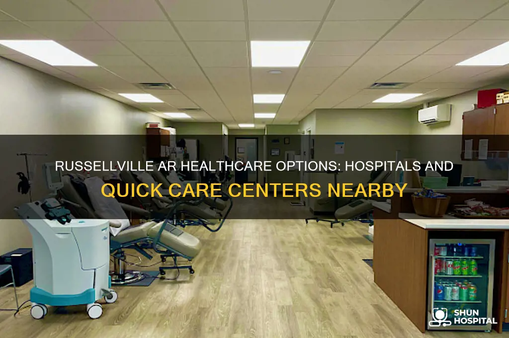 is there a hospital or quick care in russellville ar