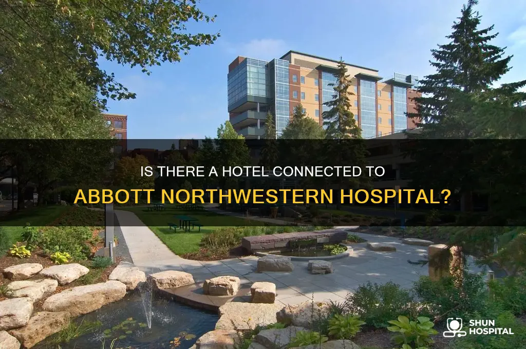 is there a hotel connected to abbott northwestern hospital