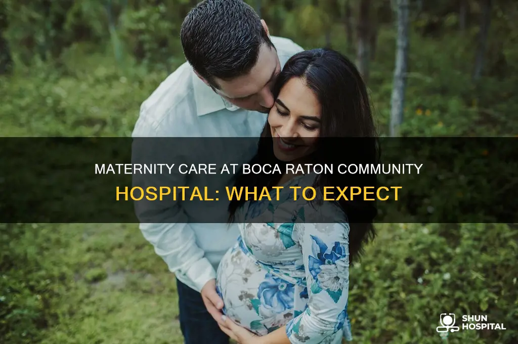 is there a maternity ward in boca raton community hospital