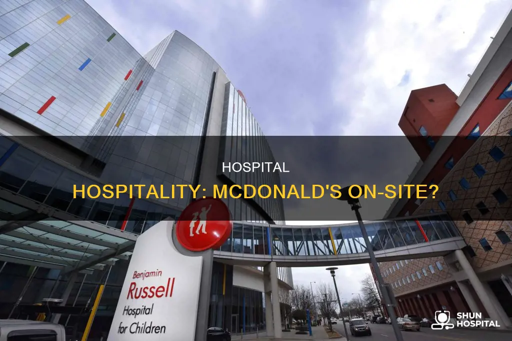 is there a mcdonalds in a hospital