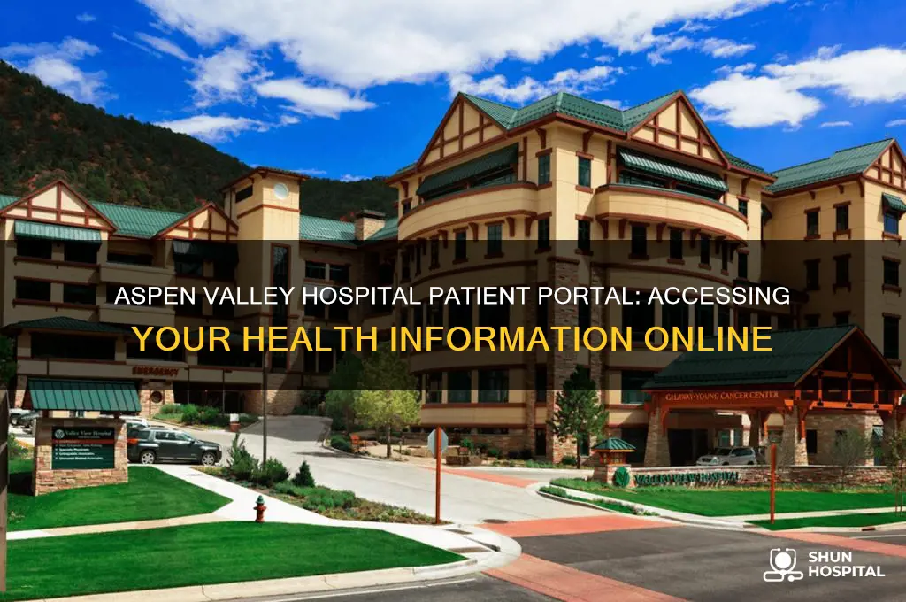 is there a patiant portal for aspen valley hospital