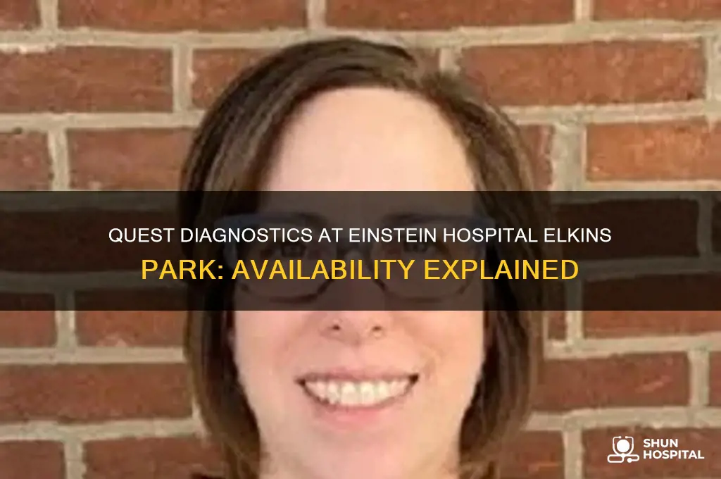 is there a quest diagnostics inside enstine hospital elkins park