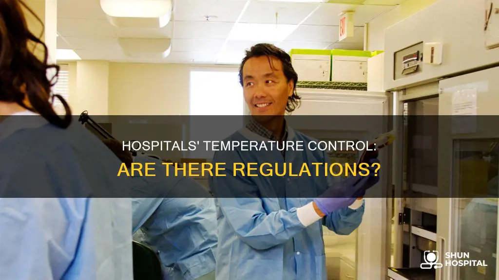 is there a regulation for hospital temperature